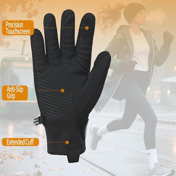 ⚡Eco daily Touchscreen Gloves Windproof Non Slip Grip Lightweight Winter Driv - Picture 3 of 7
